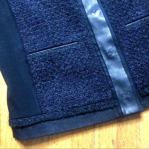 ELIE TAHARI COLLARLESS TWEED BLAZER - Picture 4 of 8